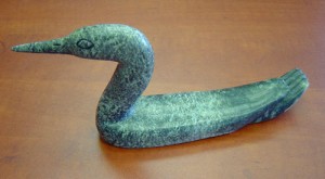 arctic birds loons inuit sculptures art