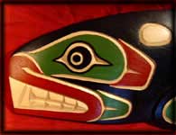 image northwest indian art carvings killer whales
                native american